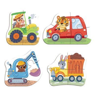 Пазл 4в1, Транспорт, 300685