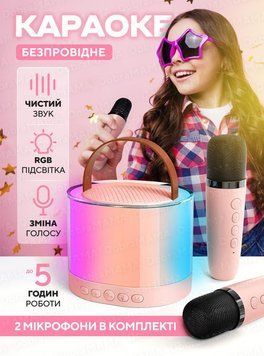 Колонка з 2 мікрофонами