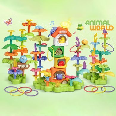 Конструктор, Квіти, Animal Forest, 91 деталей, 389-3