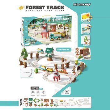 Трек, Forest Track, Вантажівка, 62 елементи, 7728